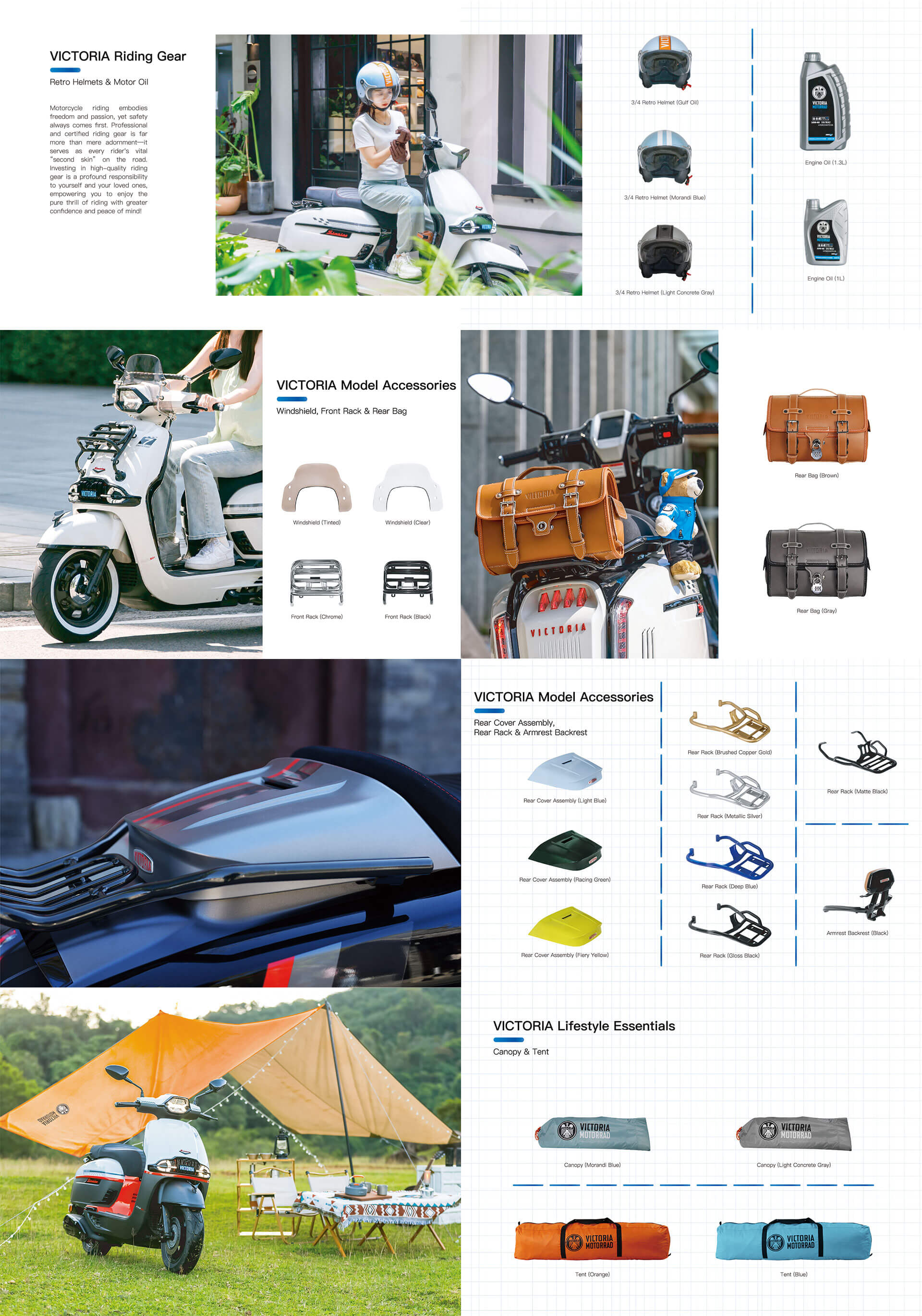 衍生产品 - VICTORIA MOTORRAD_正品棕色运动手套